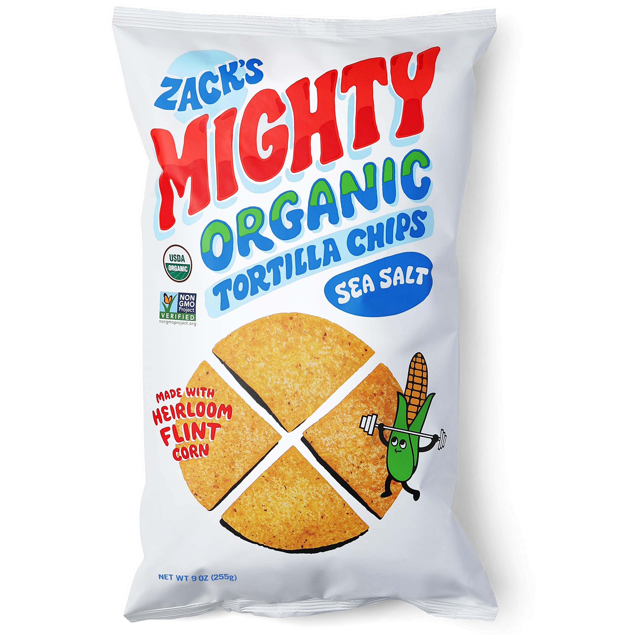 Zack's Mighty Organic Tortilla Chips, Non-GMO, Gluten-Free, Sturdy